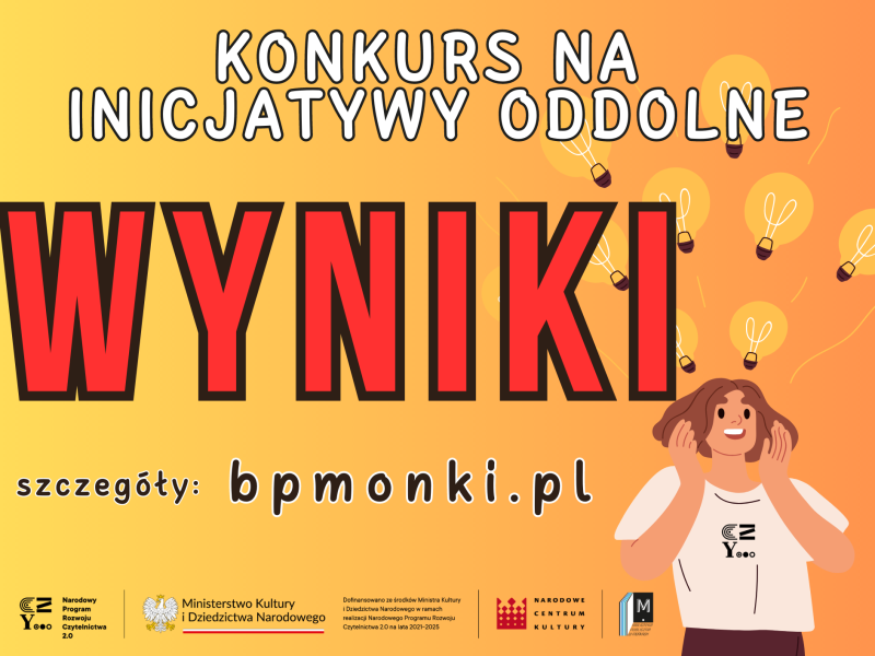 Wyniki konkursu na inicjatywy oddolne!